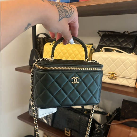 CHANEL Handbags - CHANEL vanity  Bag . Used once
